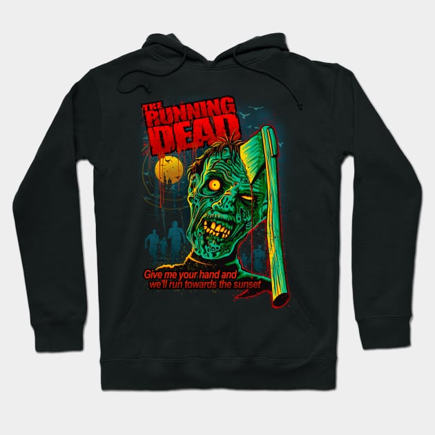 THE RUNNING DEAD Hoodie by ADAMLAWLESS